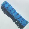 Howlite Turquoise Diamond Bracelet